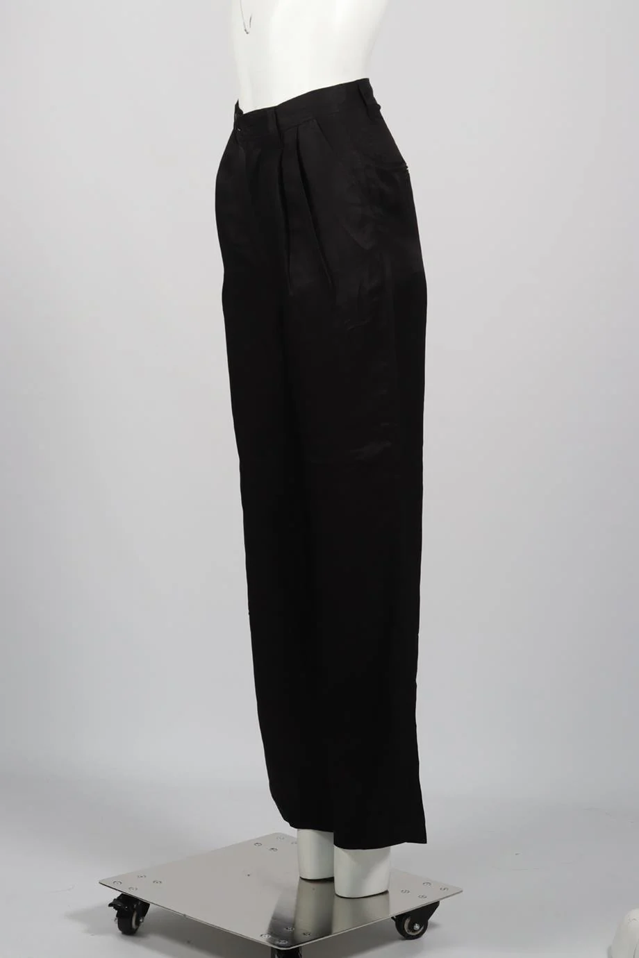 ANINE BING LINEN BLEND WIDE LEG PANTS FR 32 UK 4 - Image 3