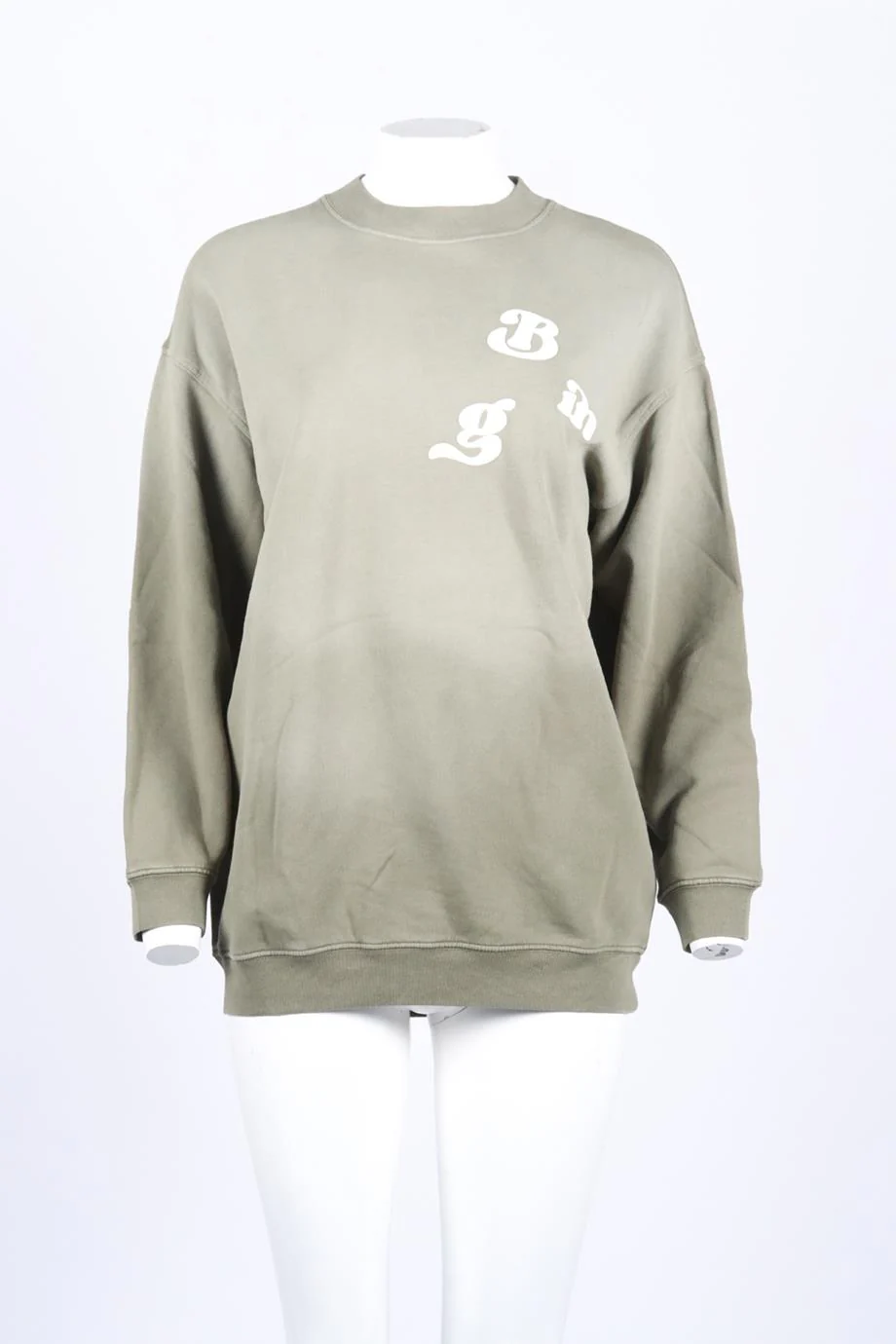 ANINE BING PRINTED COTTON SWEATSHIRT XSMALL - Image 2