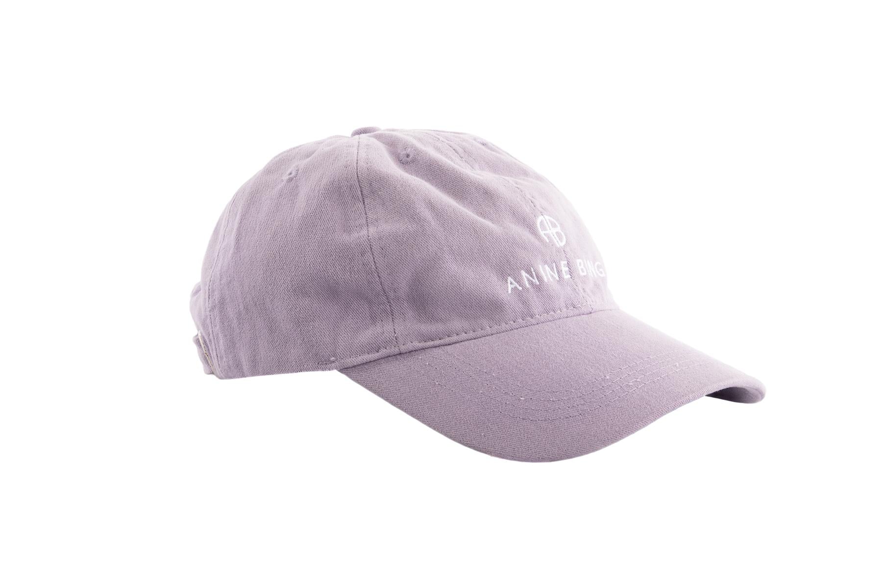ANINE BING PURPLE COTTON BASEBALL CAP ONE SIZE - Image 2