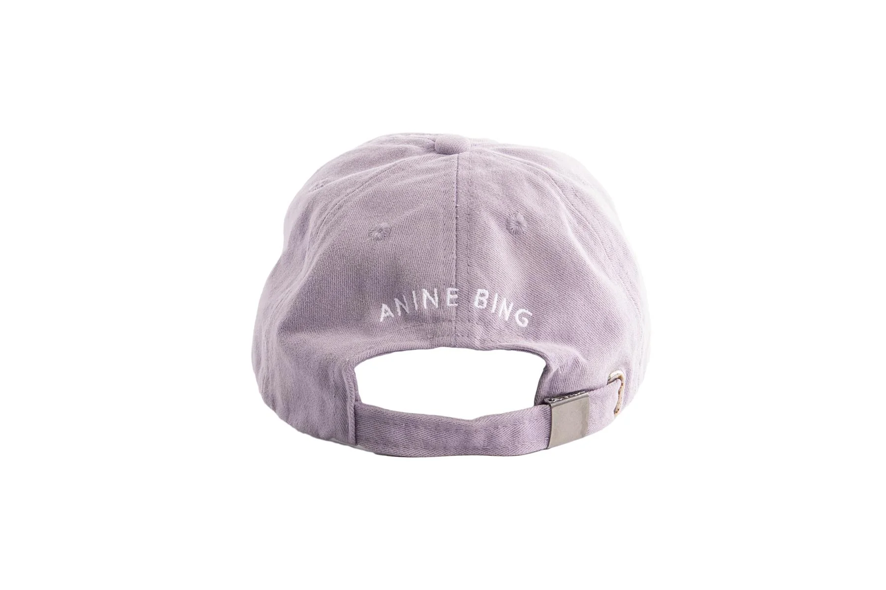 ANINE BING PURPLE COTTON BASEBALL CAP ONE SIZE - Image 5