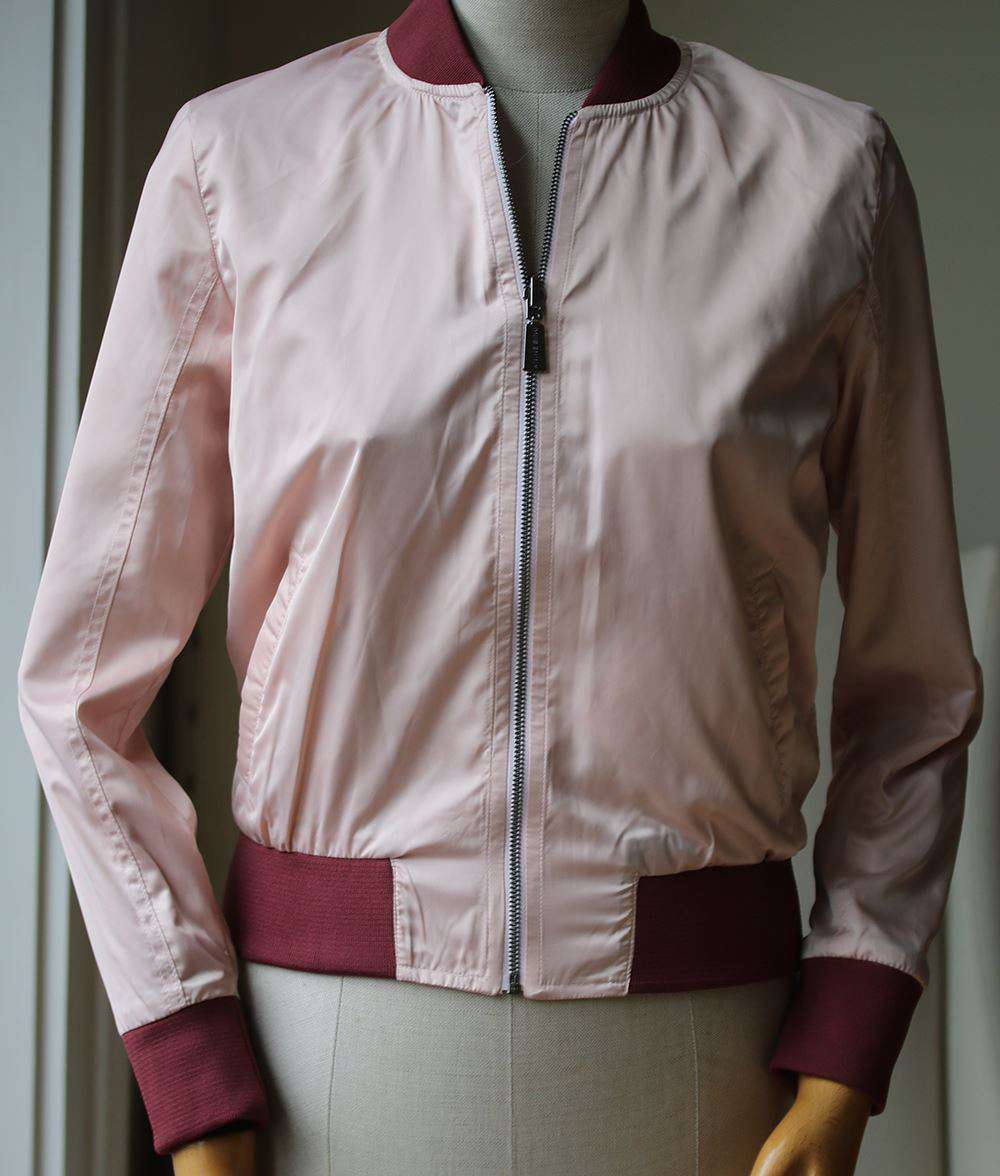 ANINE BING SATIN REVERSIBLE JACKET SMALL - Image 3