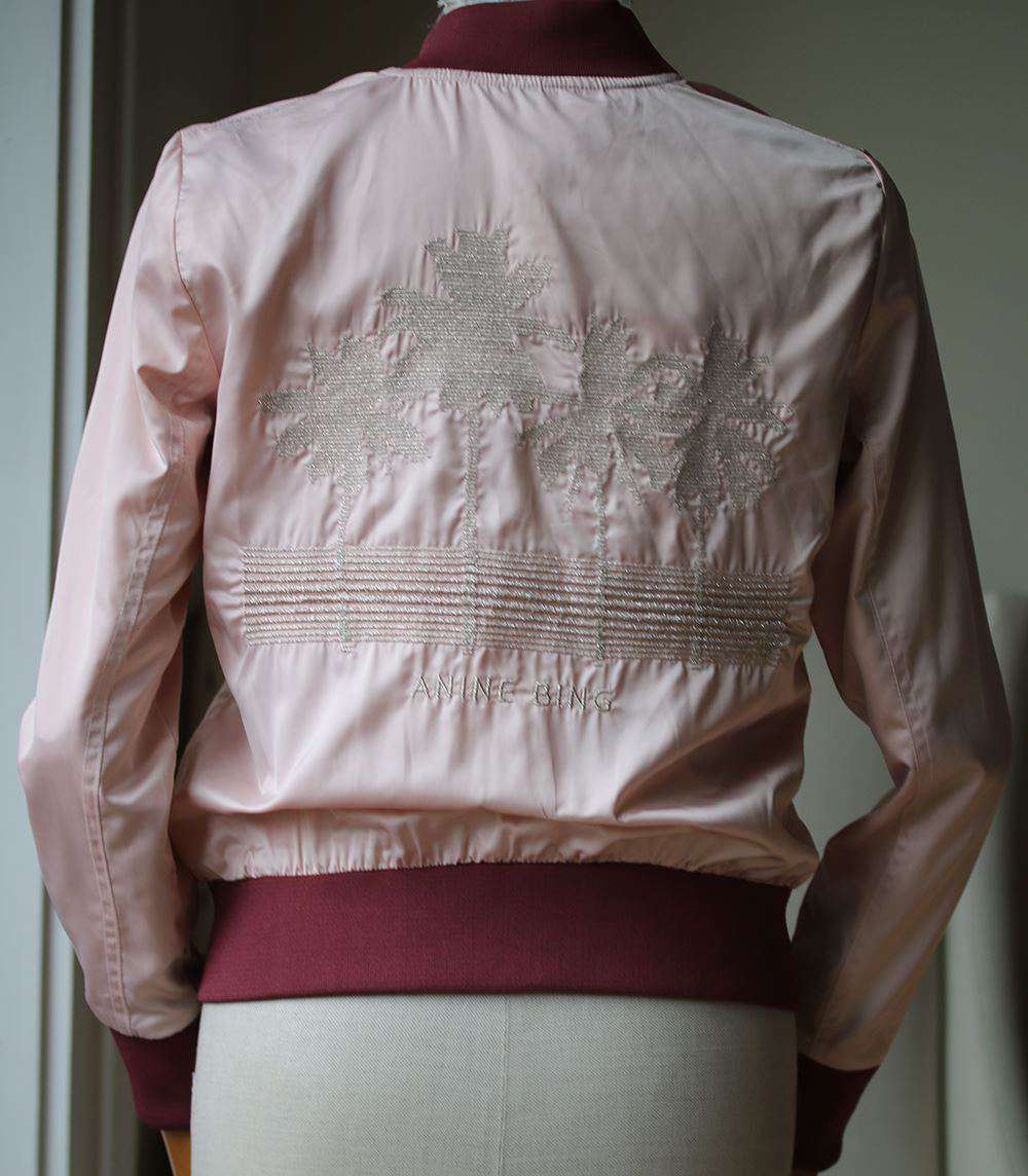 ANINE BING SATIN REVERSIBLE JACKET SMALL - Image 5