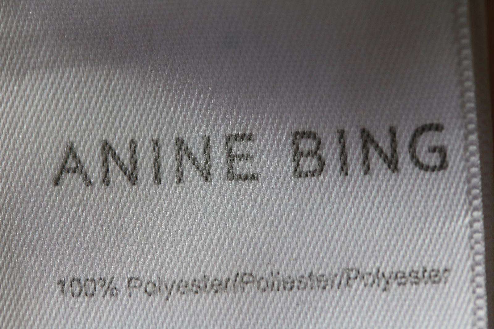 ANINE BING SATIN TRACK SHORTS SMALL - Image 5