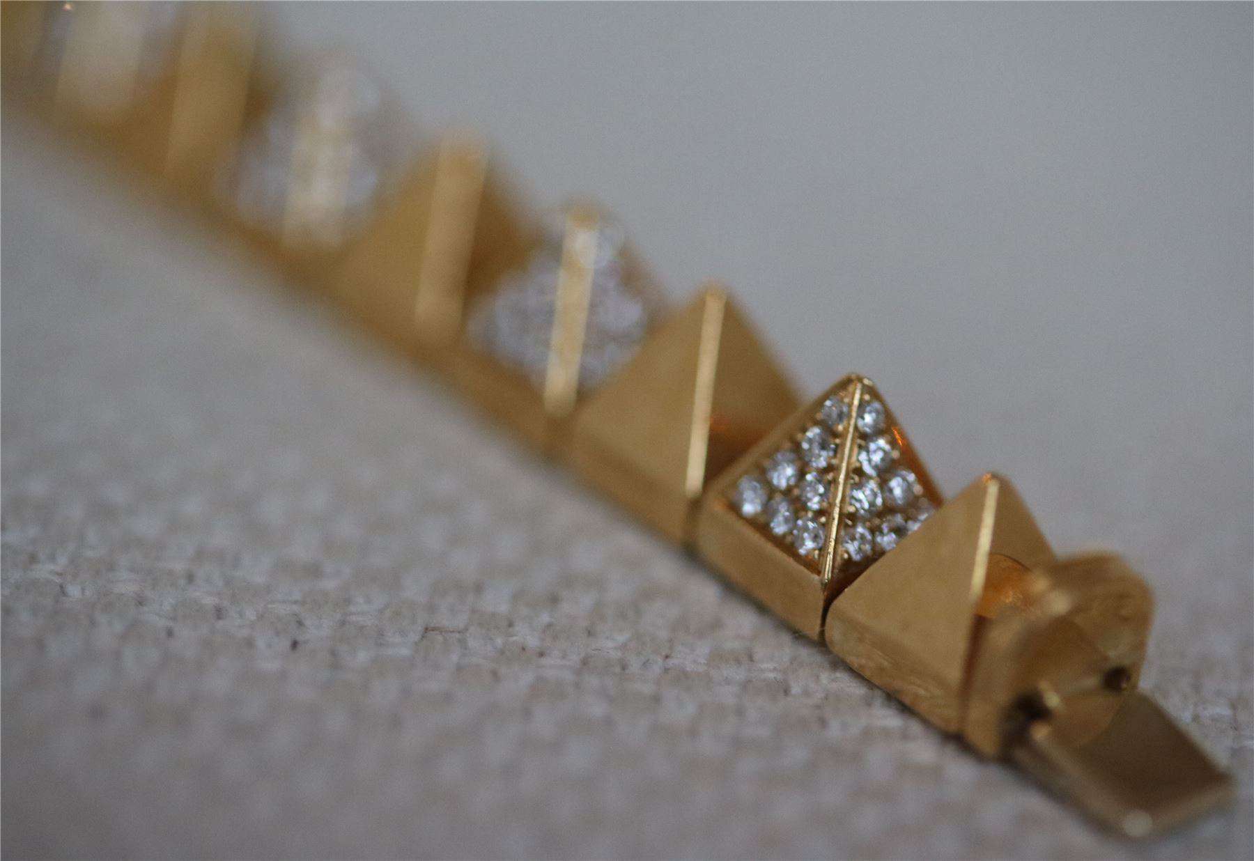 ANITA KO DIAMOND GOLD LUXE BRACELET - Image 9