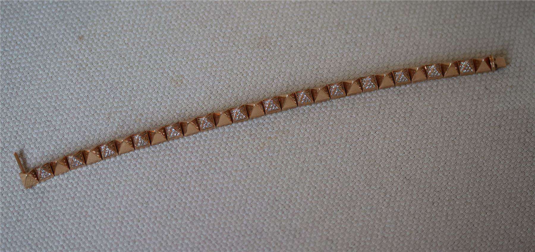 ANITA KO DIAMOND ROSE GOLD LUXE BRACELET - Image 2