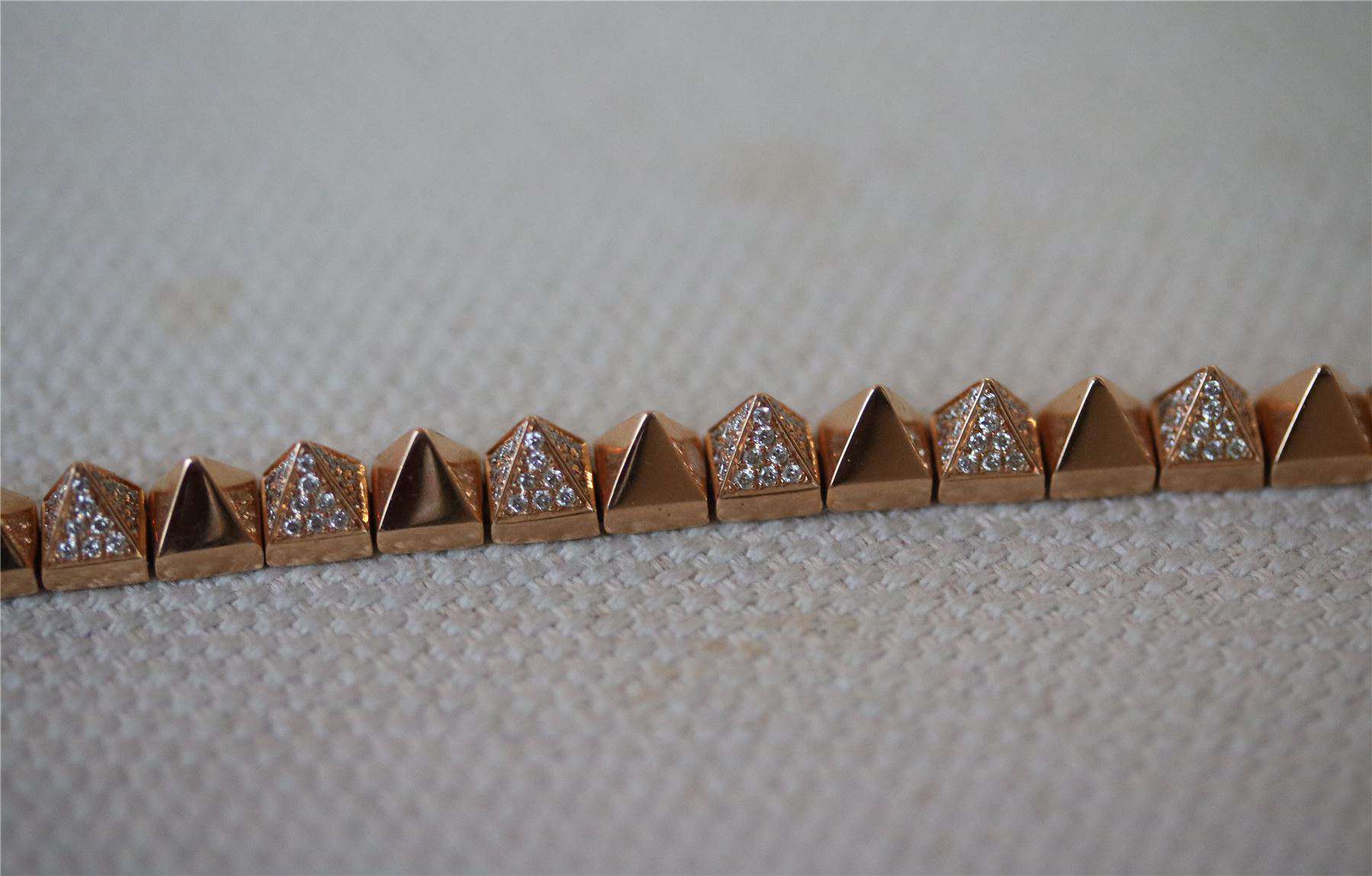 ANITA KO DIAMOND ROSE GOLD LUXE BRACELET - Image 3