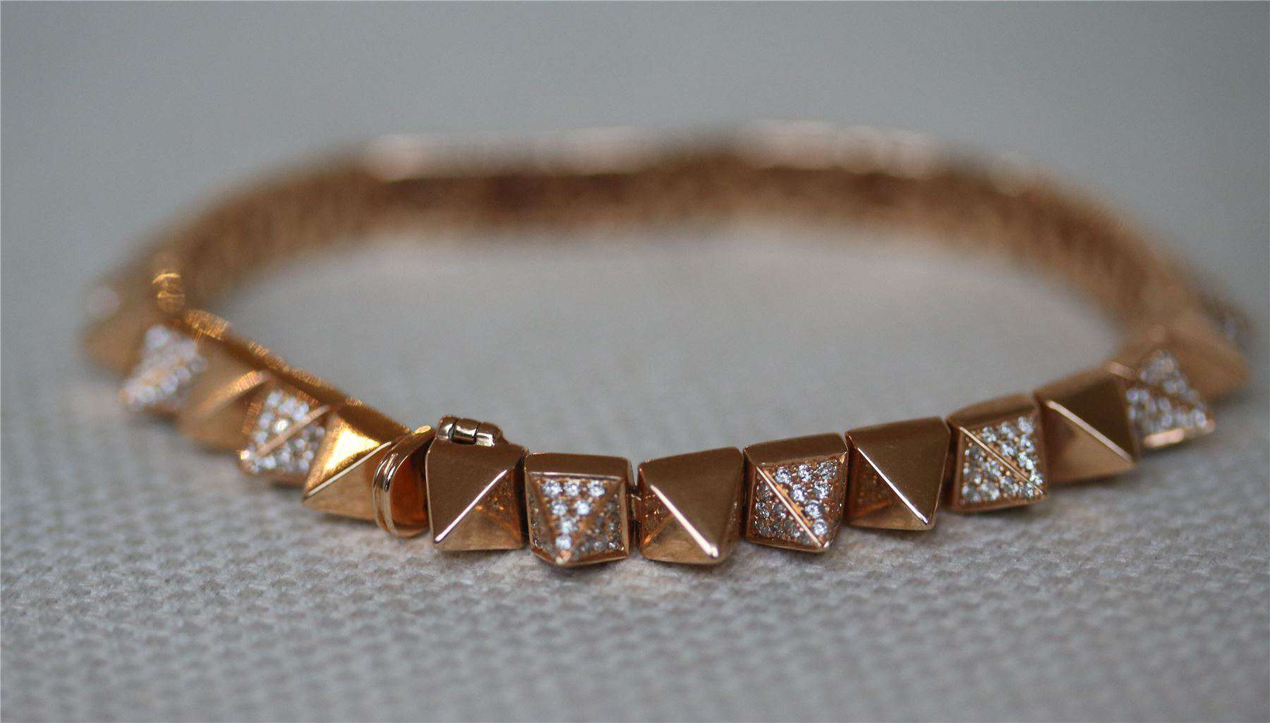 ANITA KO DIAMOND ROSE GOLD LUXE BRACELET - Image 7