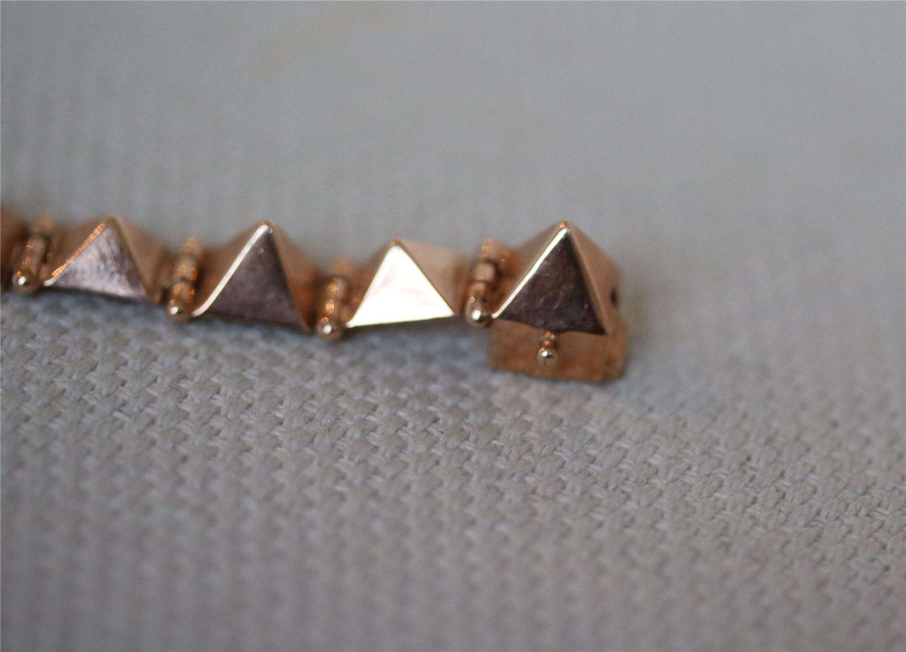 ANITA KO MEDIUM SPIKE BRACELET WITH ONE DIAMOND SPIKE - Image 5