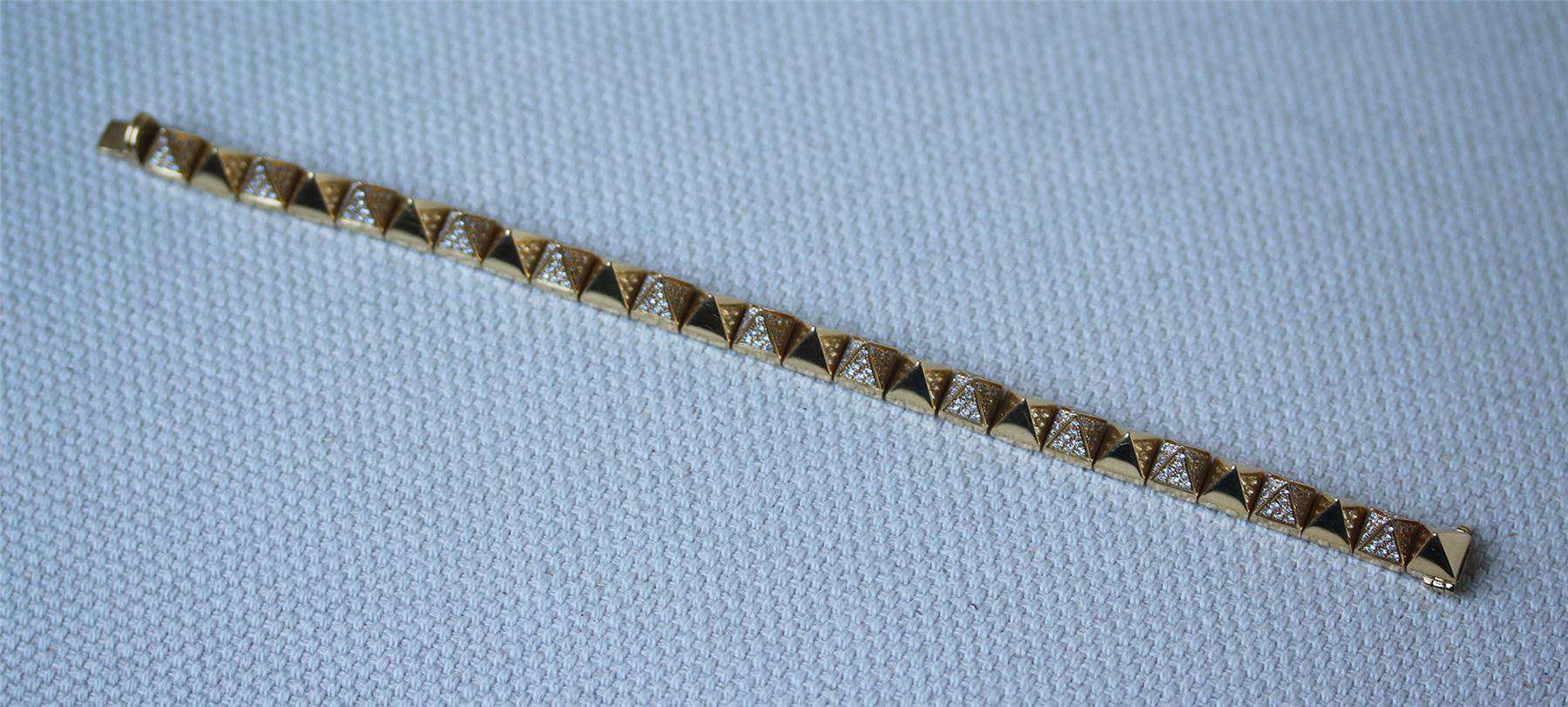 ANITA KO YELLOW GOLD DIAMOND LUXE BRACELET - Image 2
