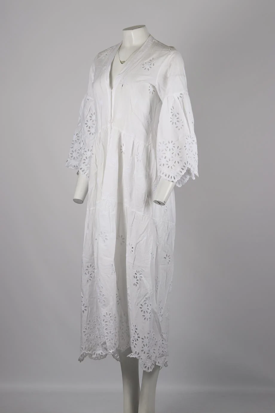 ANJUNA COTTON MAXI DRESS SMALL - Image 3