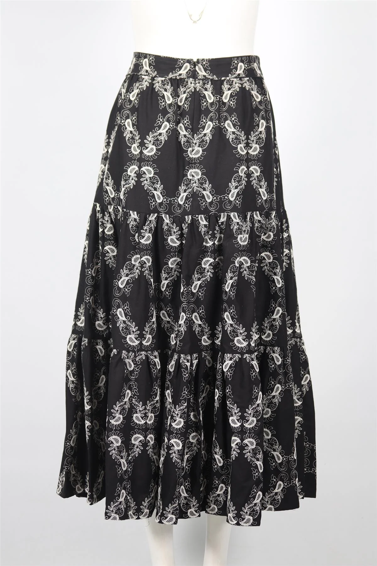 ANNA MASON COTTON MAXI SKIRT UK 14 - Image 4