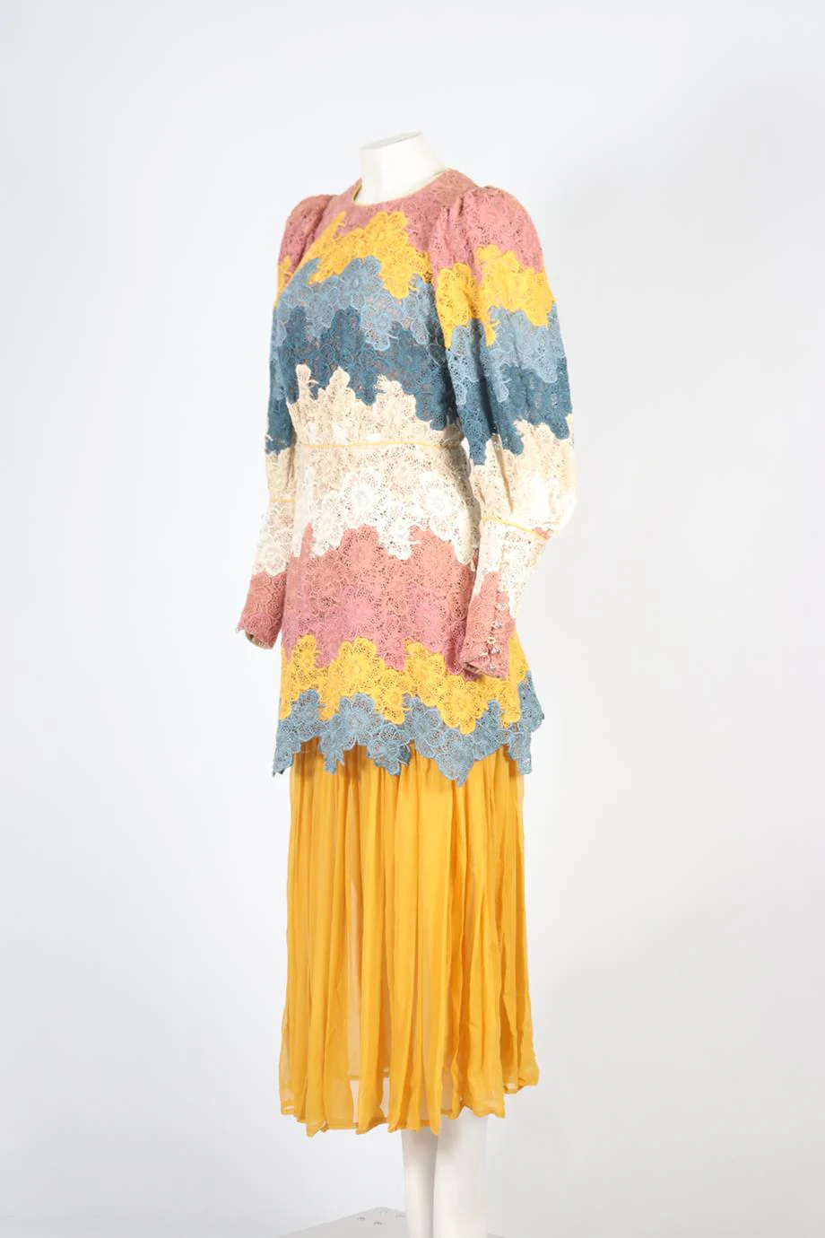 ANNA MASON COTTON MINI DRESS UK 12 - Image 3