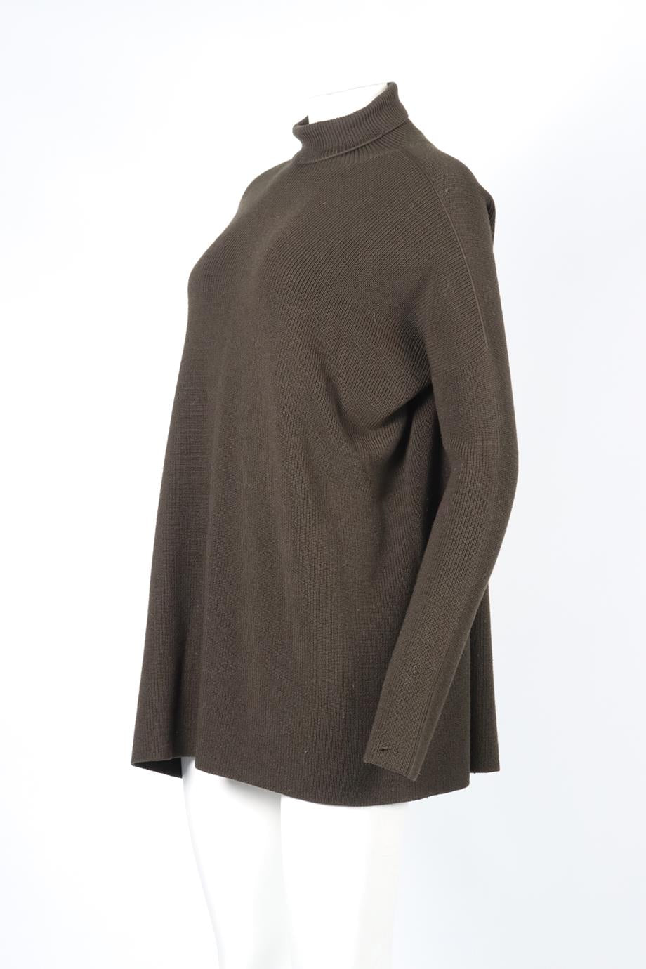 ANNETTE GORTZ RIBBED WOOL SWEATER SMALL-MEDIUM - Image 3
