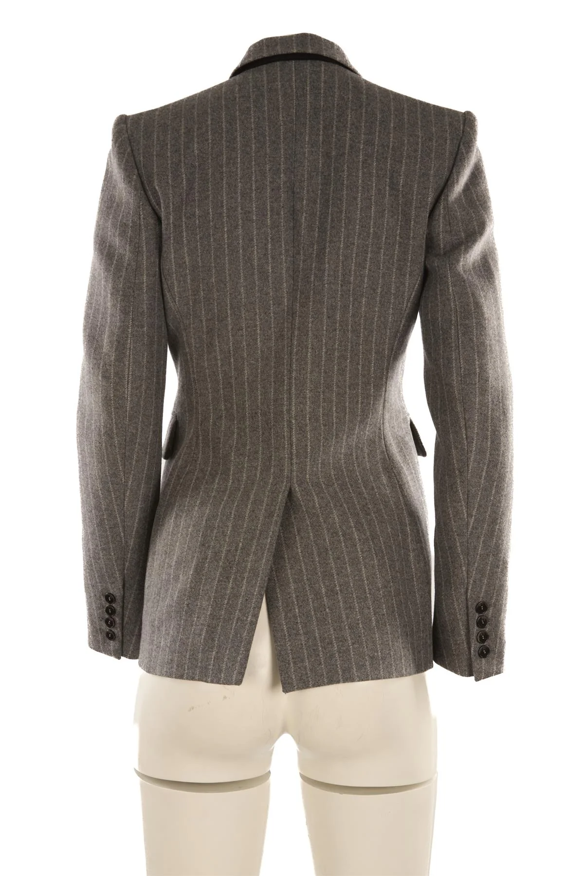 ANOTHER TOMORROW GREY WOOL BLAZER IT 38 UK 6 - Image 4
