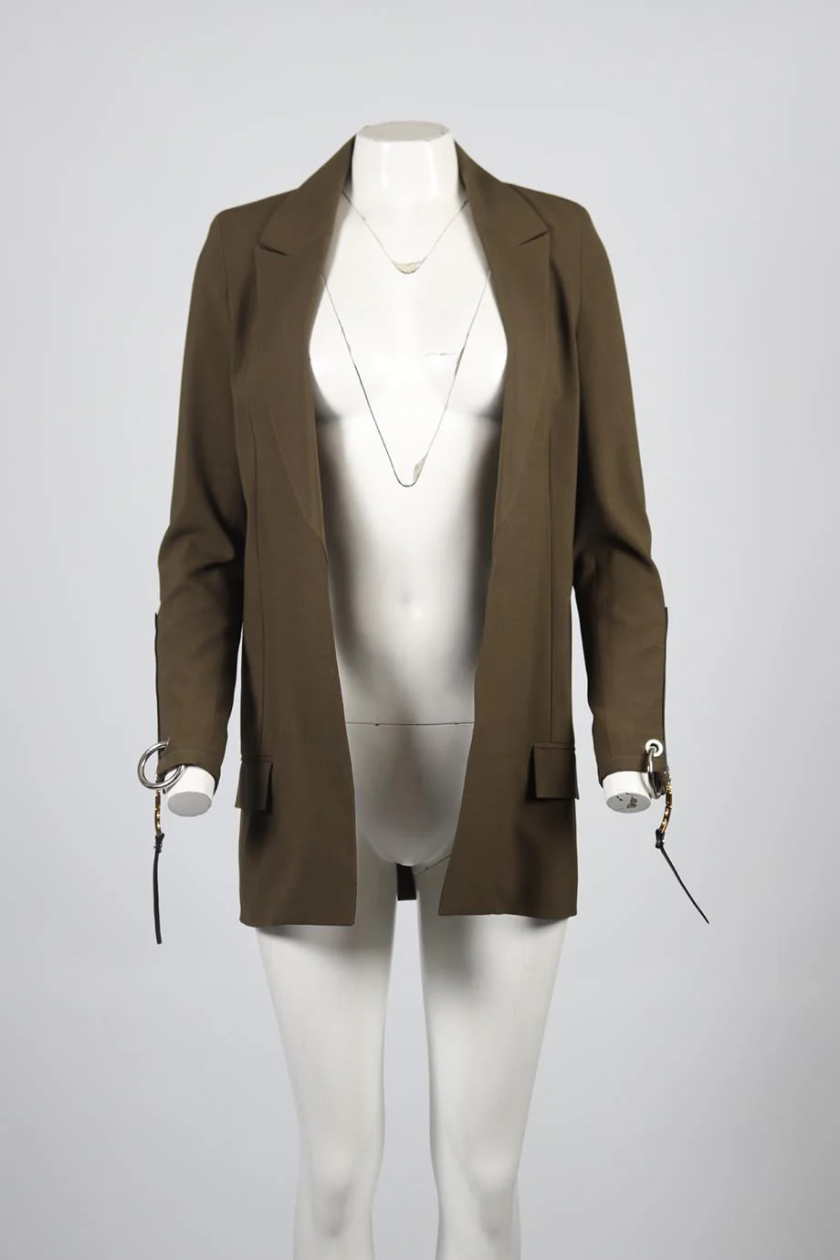 ANTHONY VACARELLO WOOL BLEND BLAZER FR 36 UK 8 - Image 2
