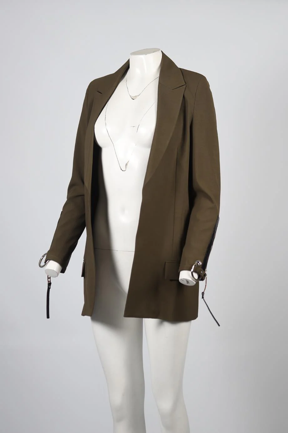 ANTHONY VACARELLO WOOL BLEND BLAZER FR 36 UK 8 - Image 3
