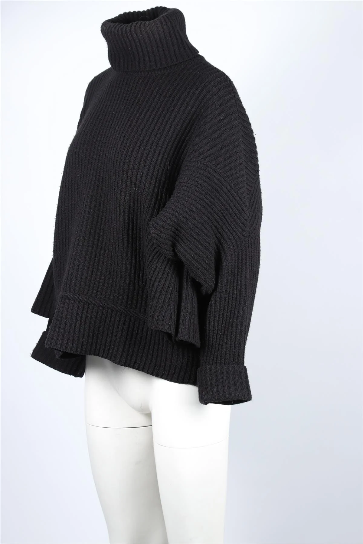 Antonio Berardi Black Wool Sweater IT 44 UK 12 - Image 3