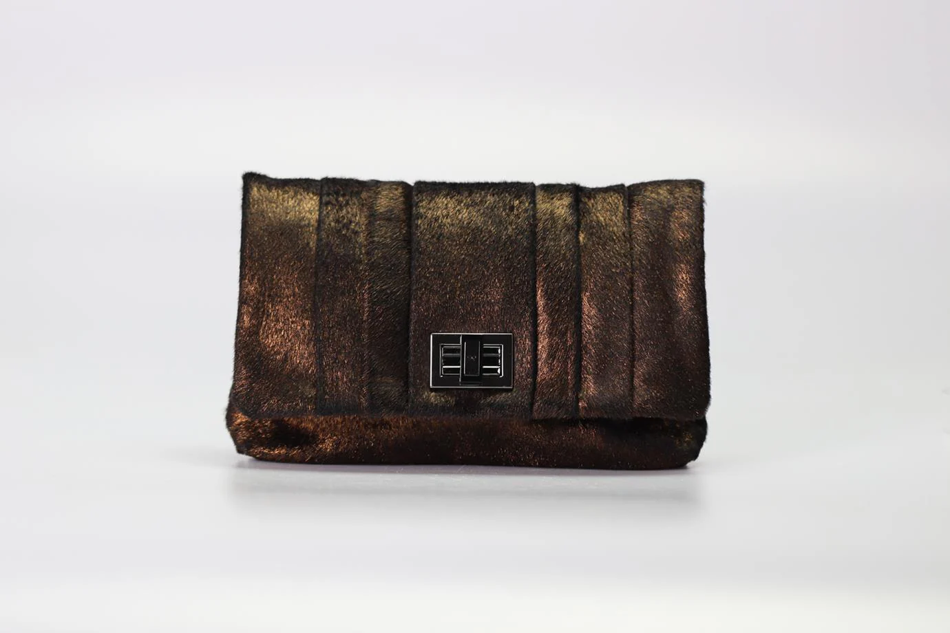 ANYA HINDMARCH CALF HAIR AND LEATHER CLUTCH - Image 3