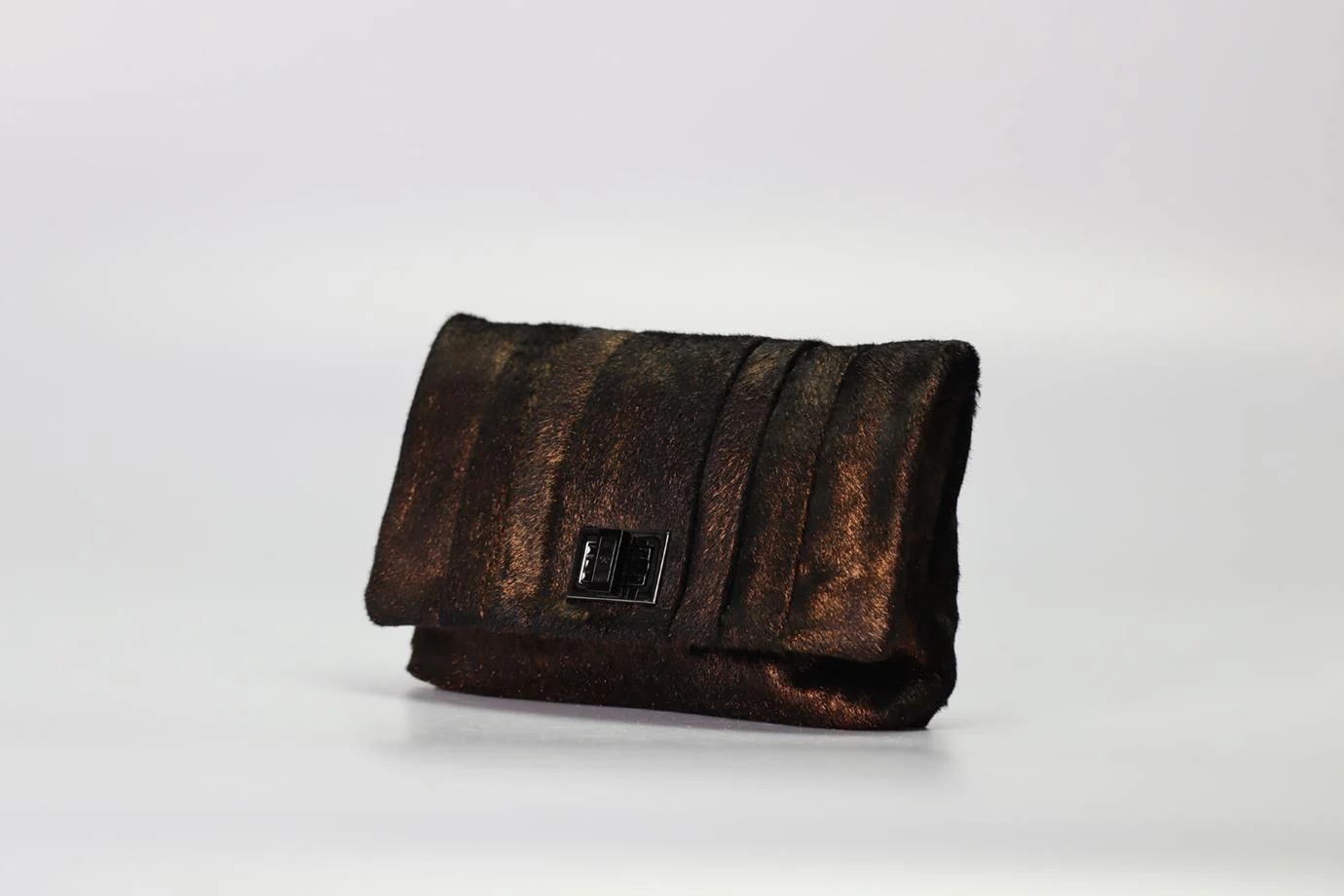 ANYA HINDMARCH CALF HAIR AND LEATHER CLUTCH - Image 4