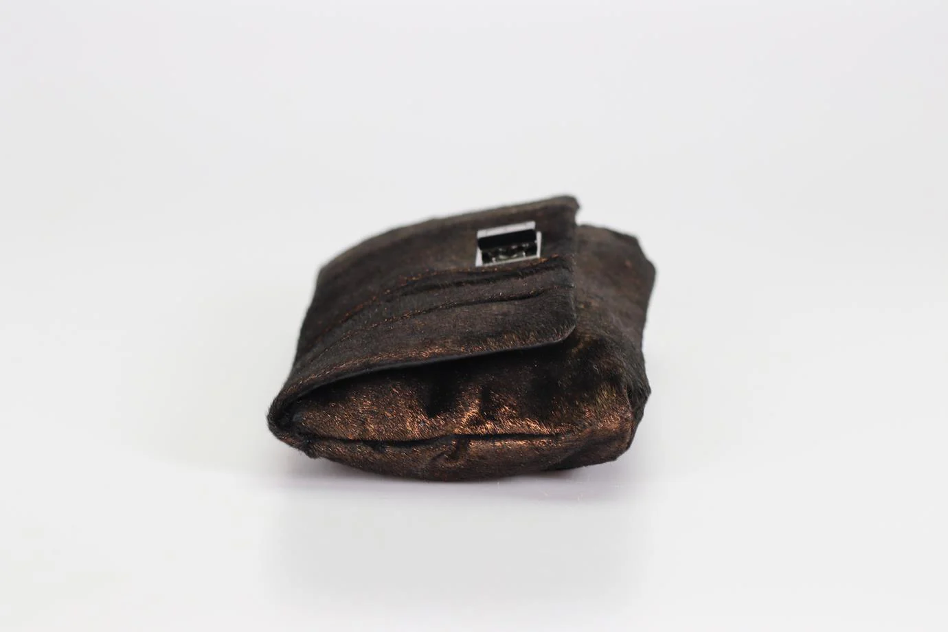 ANYA HINDMARCH CALF HAIR AND LEATHER CLUTCH - Image 6