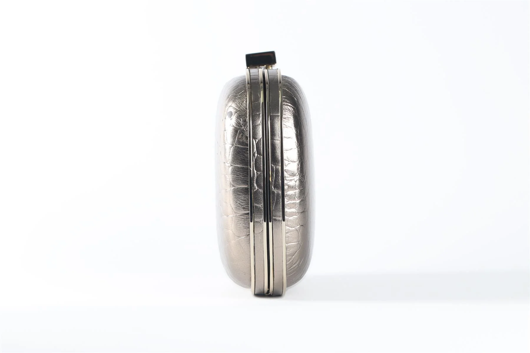 ANYA HINDMARCH GOLD LEATHER CLUTCH - Image 4