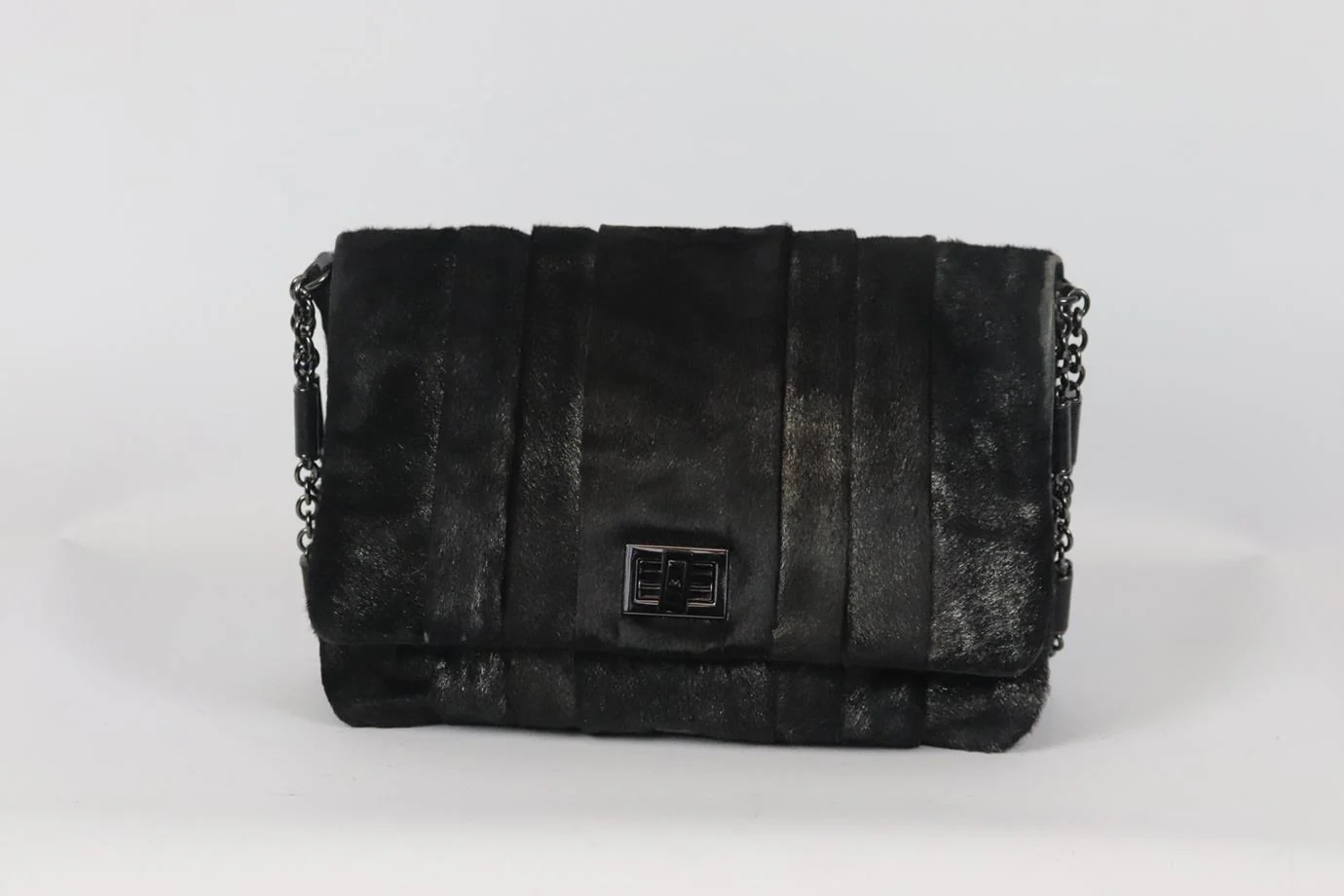 ANYA HINDMARCH GRACIE CALF HAIR AND LEATHER SHOULDER BAG - Image 3