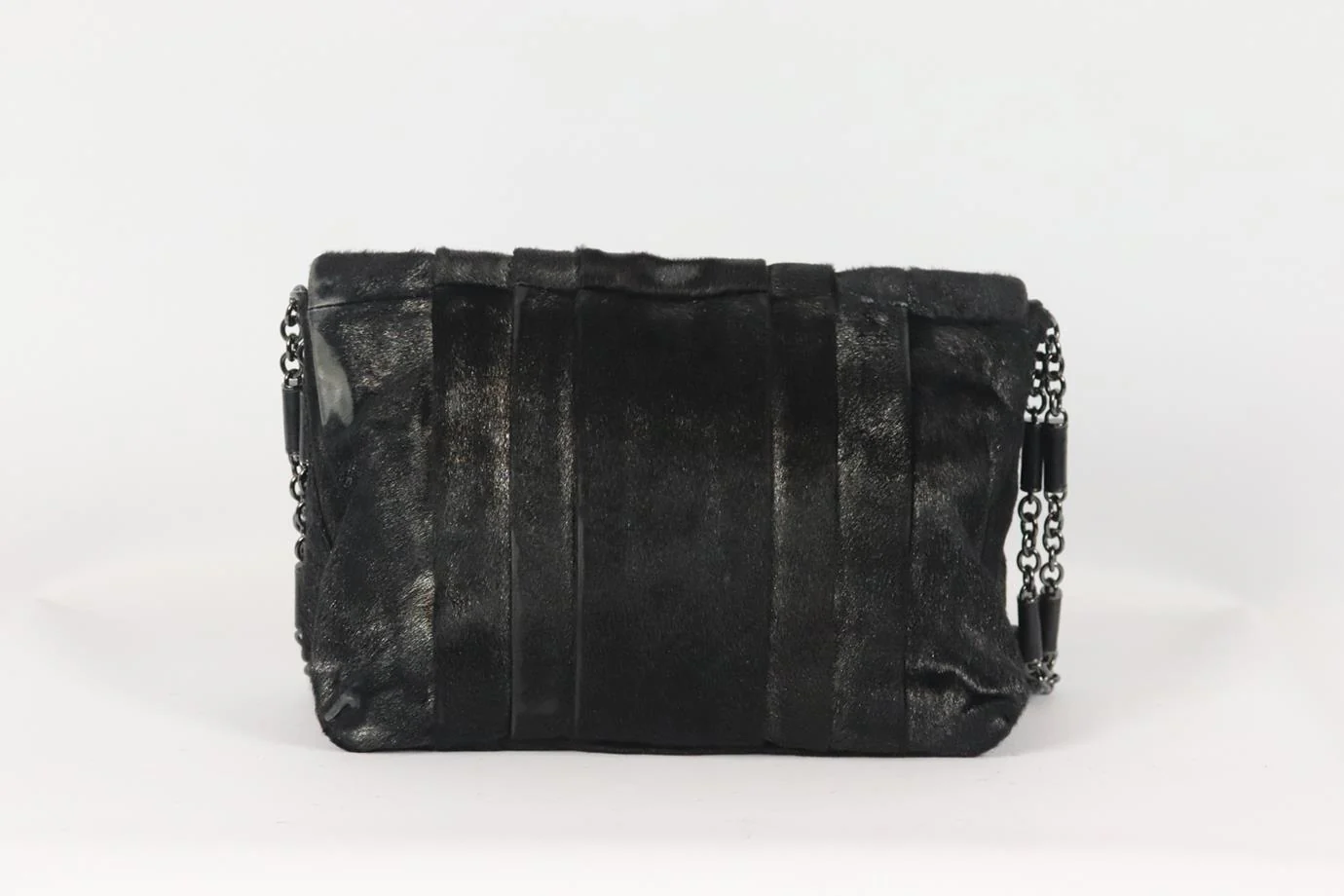ANYA HINDMARCH GRACIE CALF HAIR AND LEATHER SHOULDER BAG - Image 5