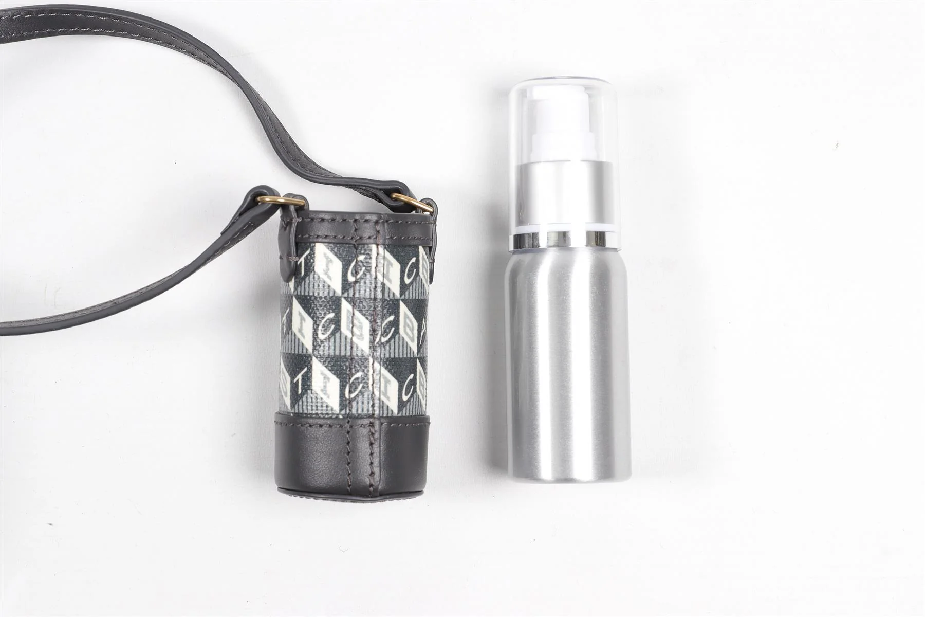 ANYA HINDMARCH GREY I AM A PLASTIC BAG HAND SANITISER SHOULDER BAG - Image 10