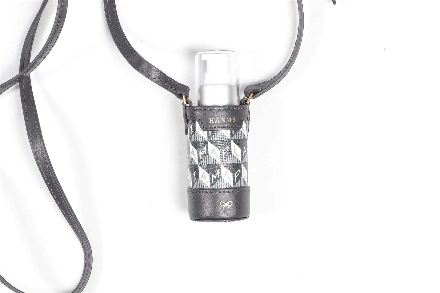ANYA HINDMARCH GREY I AM A PLASTIC BAG HAND SANITISER SHOULDER BAG - Image 4