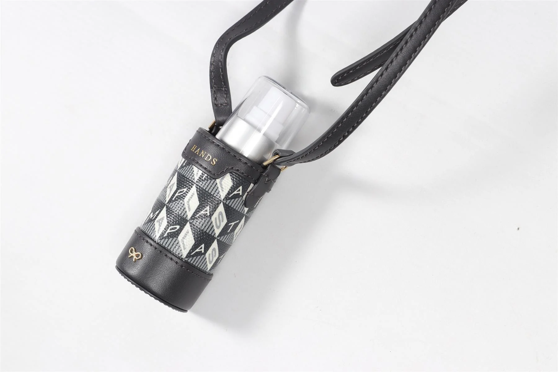 ANYA HINDMARCH GREY I AM A PLASTIC BAG HAND SANITISER SHOULDER BAG - Image 6