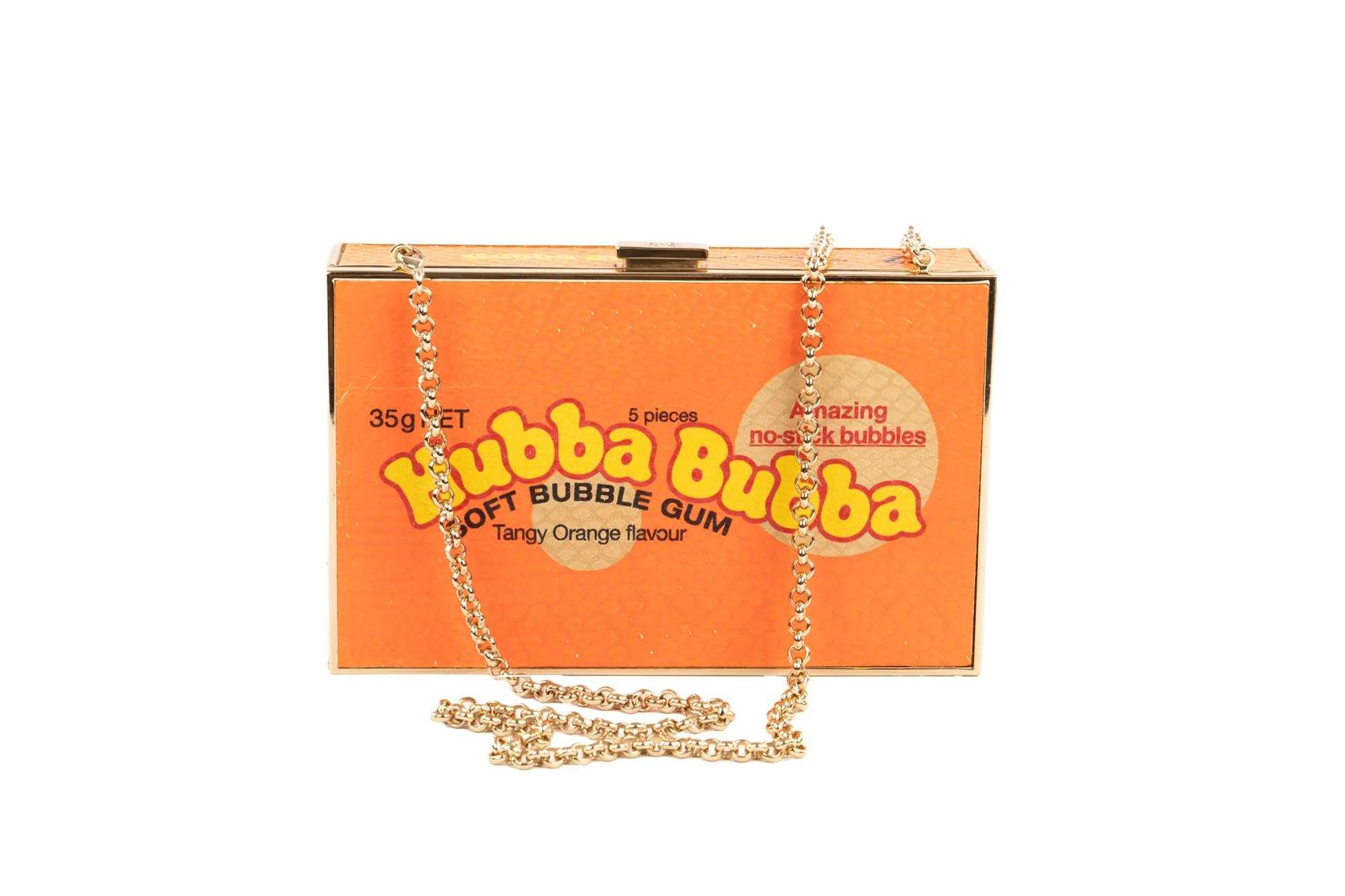 ANYA HINDMARCH ORANGE SNAKESKIN CLUTCH - Image 11