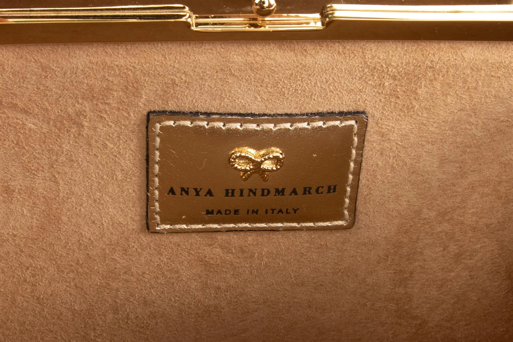 ANYA HINDMARCH ORANGE SNAKESKIN CLUTCH - Image 9
