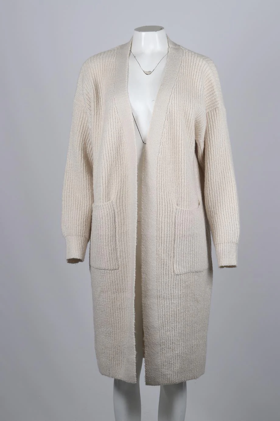APPARIS RIBBED KNIT CARDIGAN SMALL - Image 2