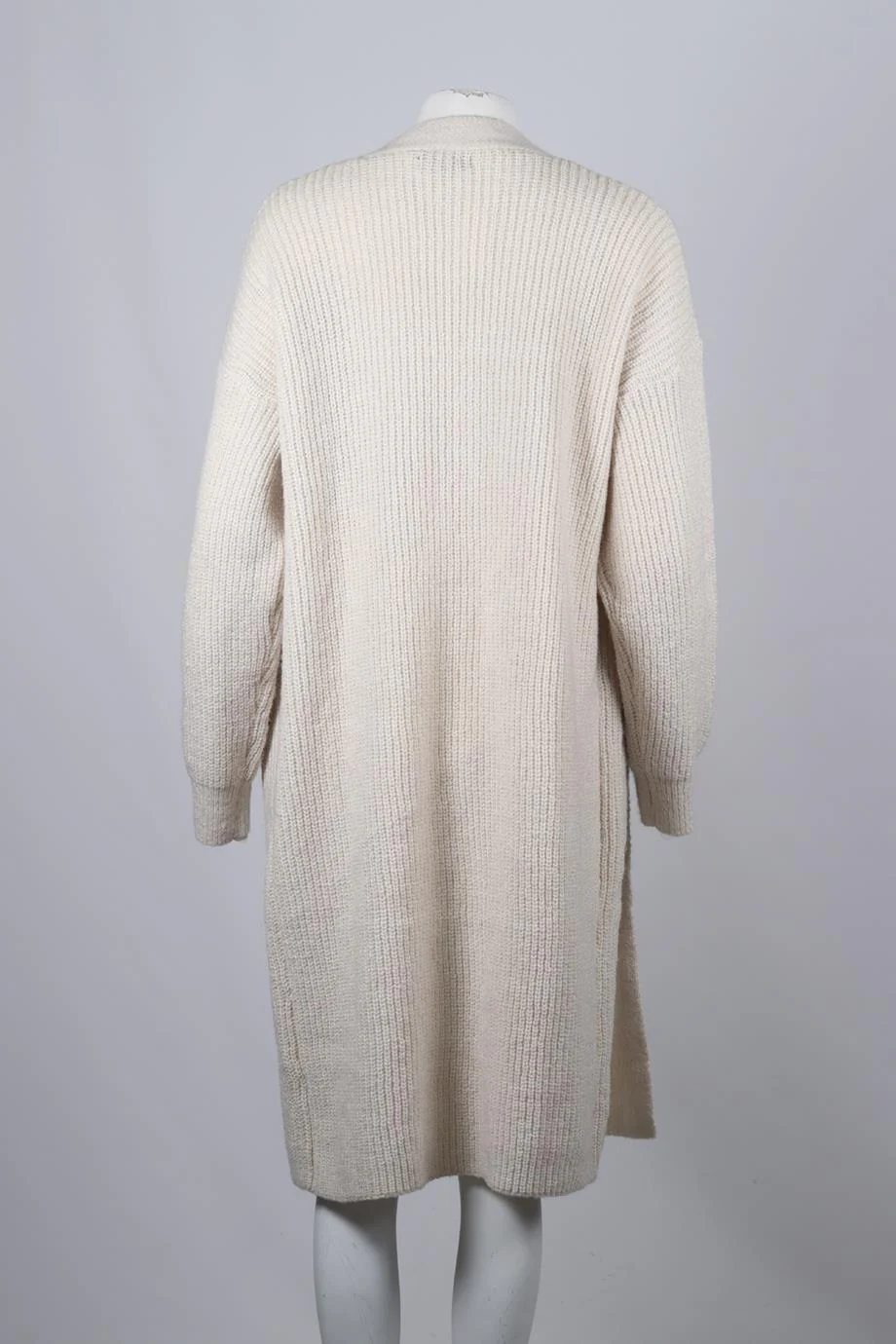 APPARIS RIBBED KNIT CARDIGAN SMALL - Image 4