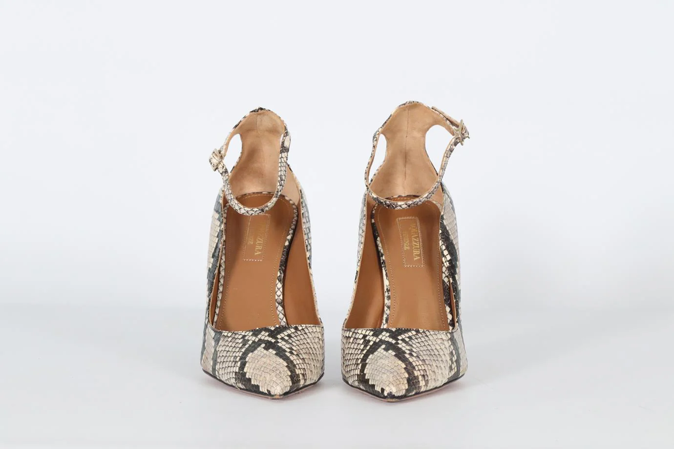 AQUAZZURA PYTHON PUMPS EU 38.5 UK 5.5 US 8.5 - Image 3