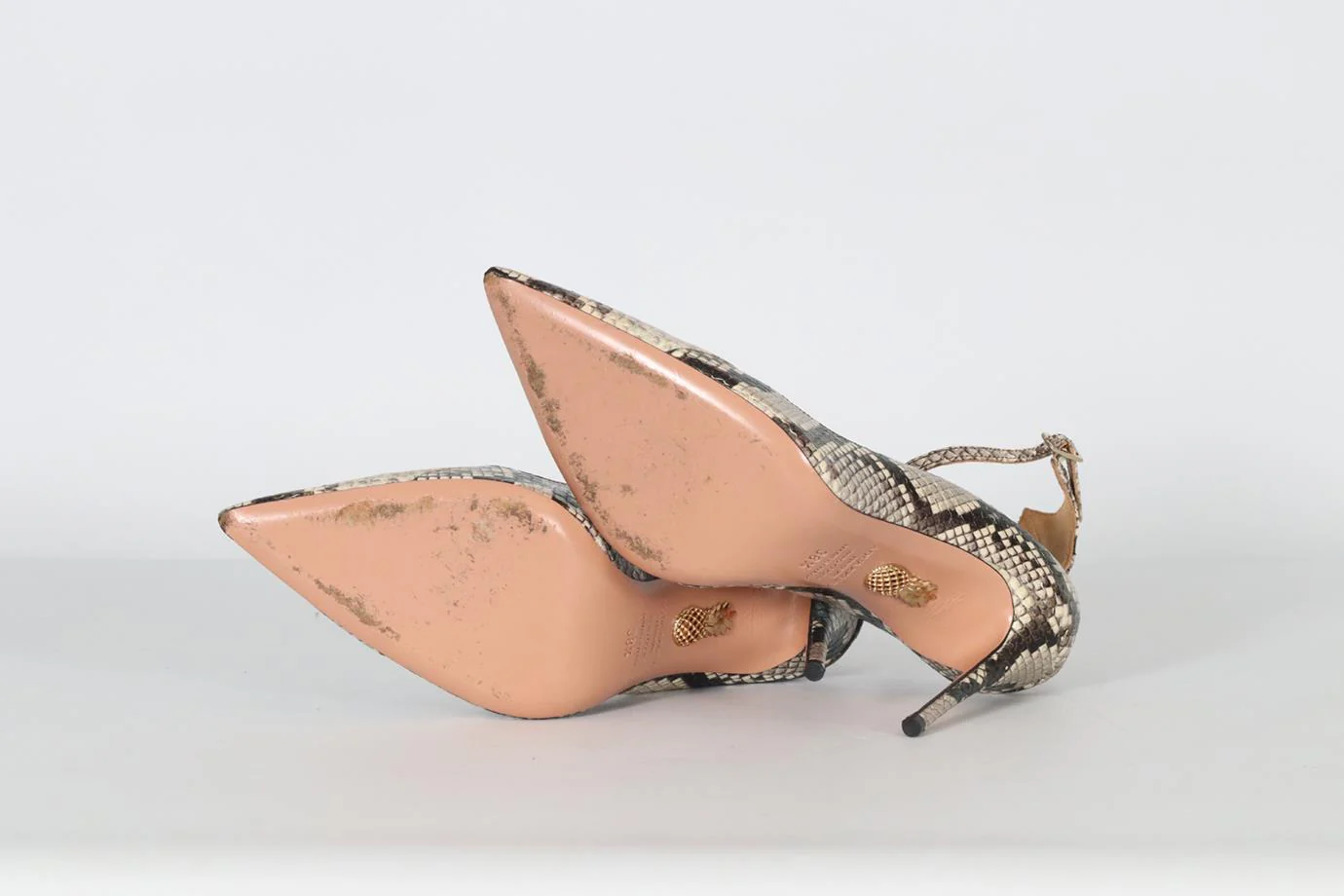 AQUAZZURA PYTHON PUMPS EU 38.5 UK 5.5 US 8.5 - Image 5