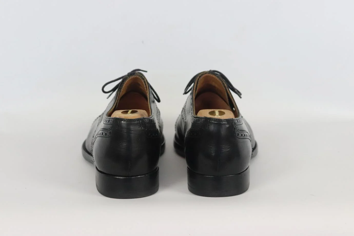 AQUILA MEN'S LEATHER OXFORD SHOES EU 44 UK 10 US 11 - Image 4