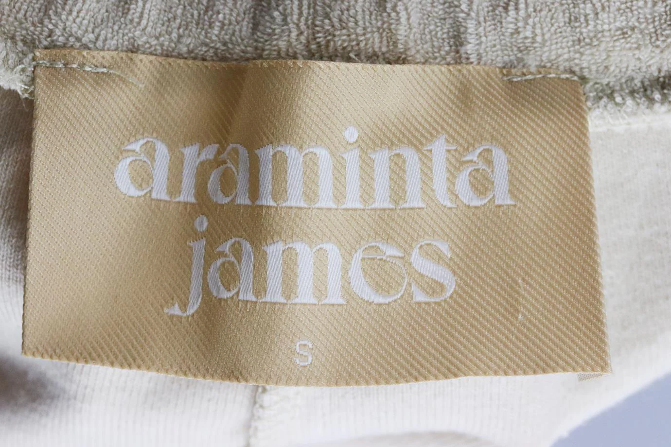 ARAMINTA JAMES COTTON TERRY SHORTS SMALL - Image 5
