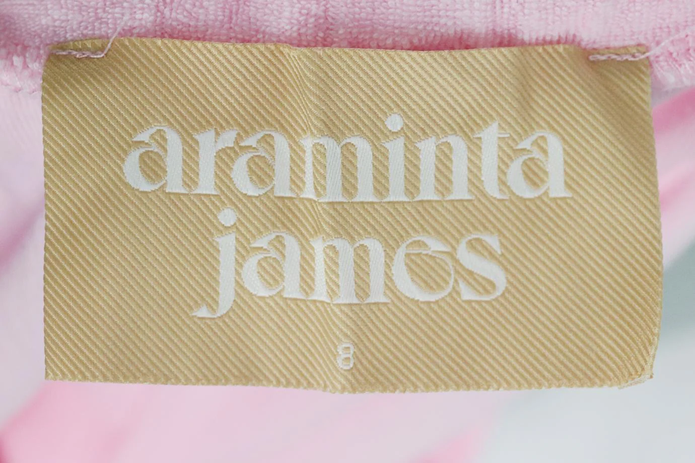 ARAMINTA JAMES COTTON TERRY SHORTS UK 8 - Image 5