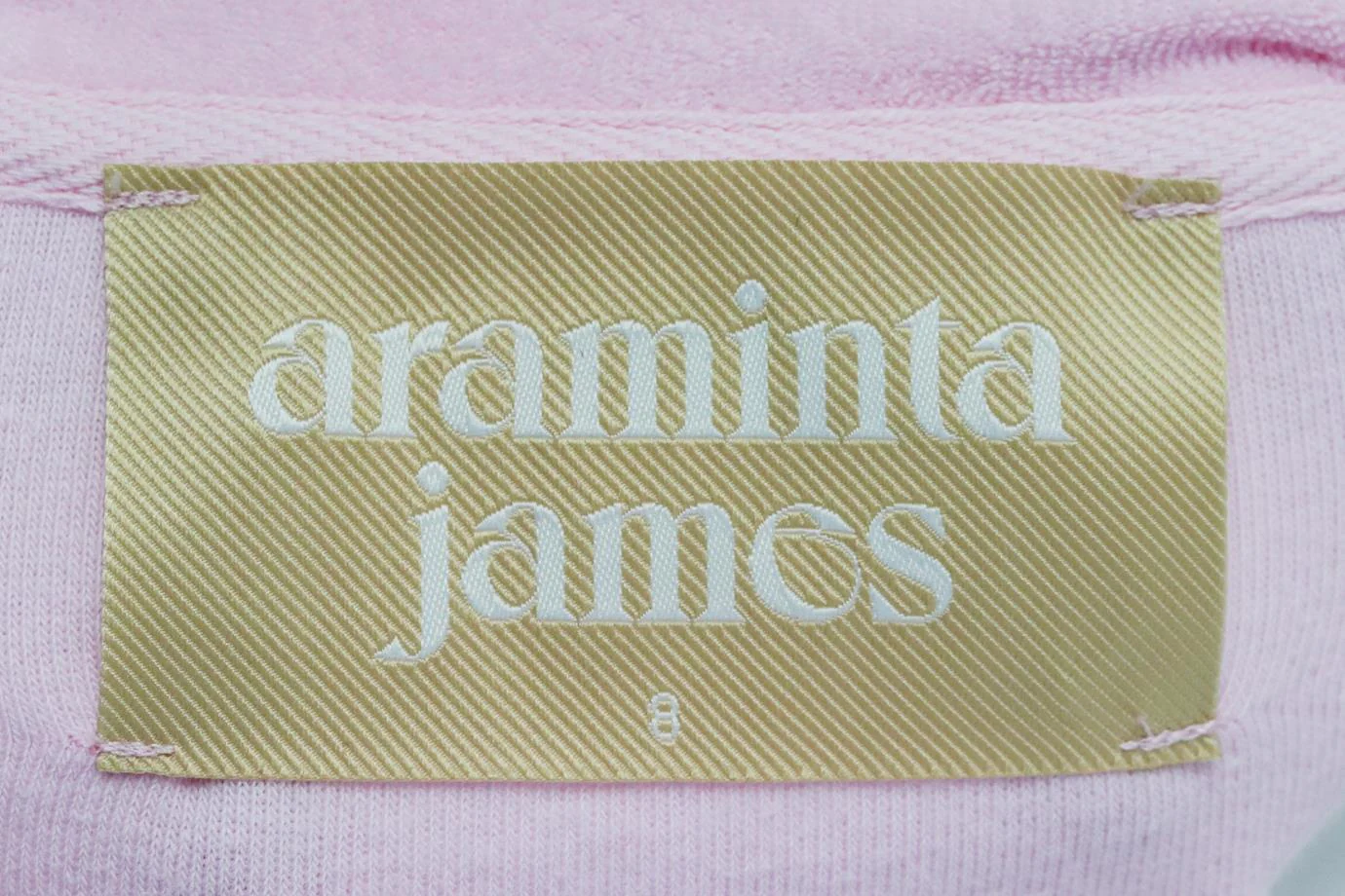 ARAMINTA JAMES COTTON TERRY TOP UK 8 - Image 5