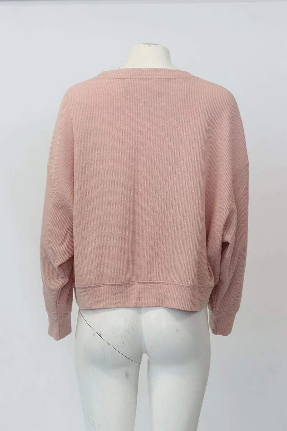 ARAMINTA JAMES WAFFLE KNIT COTTON BLEND SWEATER UK 8 - Image 4