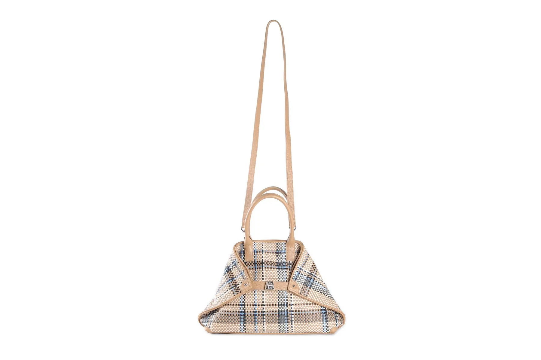 ARKIS BEIGE AI SMALL LEATHER TOTE BAG - Image 3