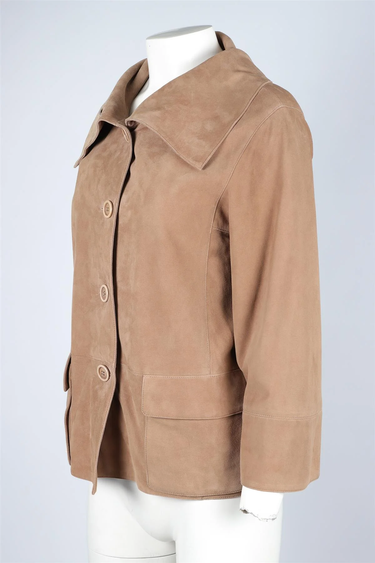 ARKIS BROWN SUEDE JACKET US 4 UK 8 - Image 3