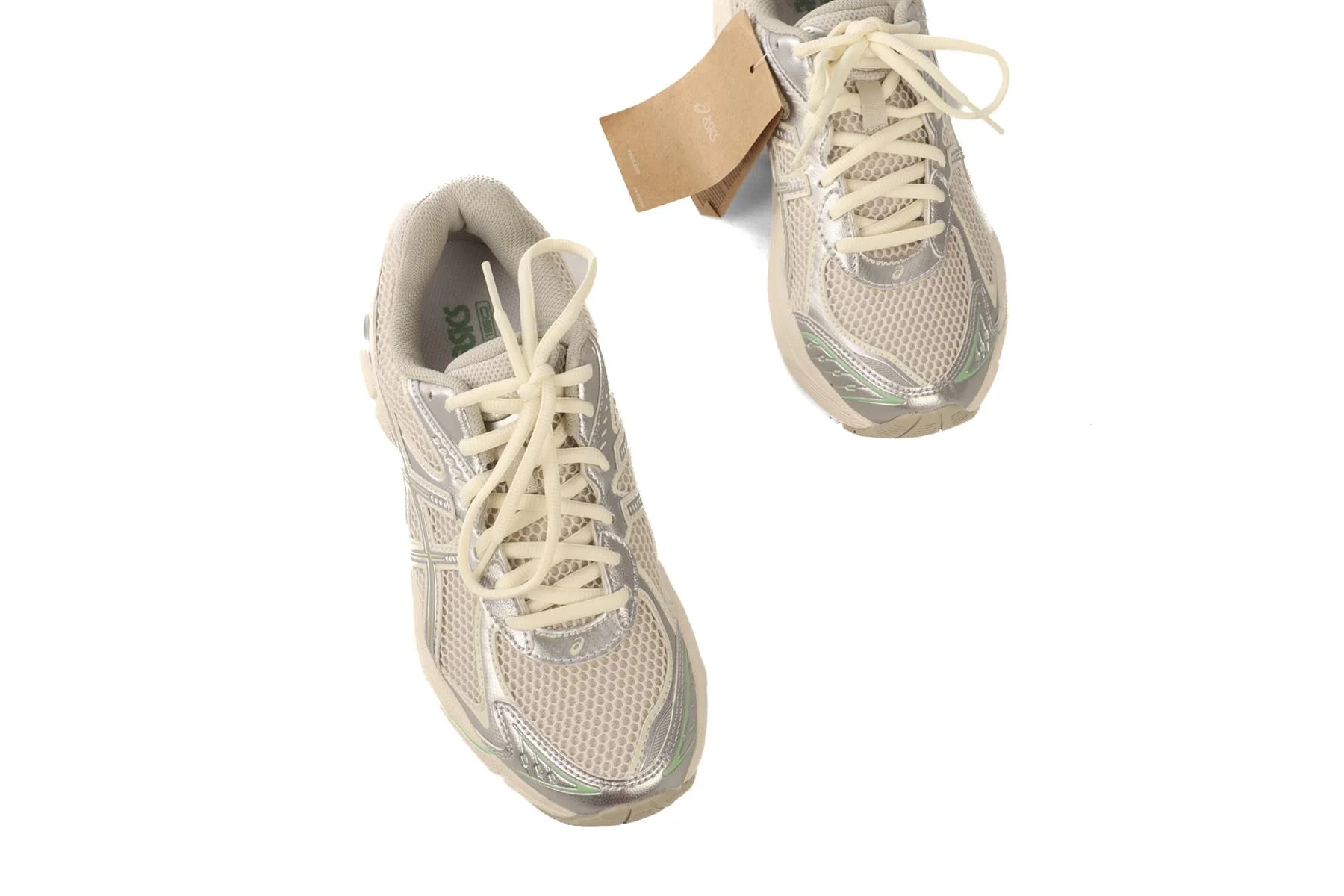 ASICS GREEN GT-2160 SMOKE GREY SNEAKERS EU 39 UK 5 US 6 - Image 3