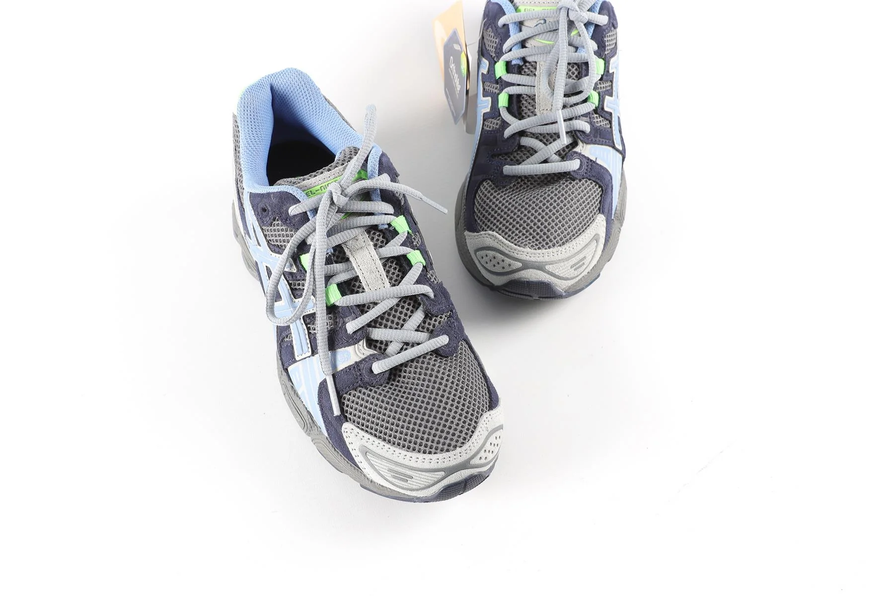 ASICS GREY GEL NIMBUS 9 STEEL GREY/BLUE HARMONY SNEAKERS EU 39.5 UK 5.5 US 6.5 - Image 4