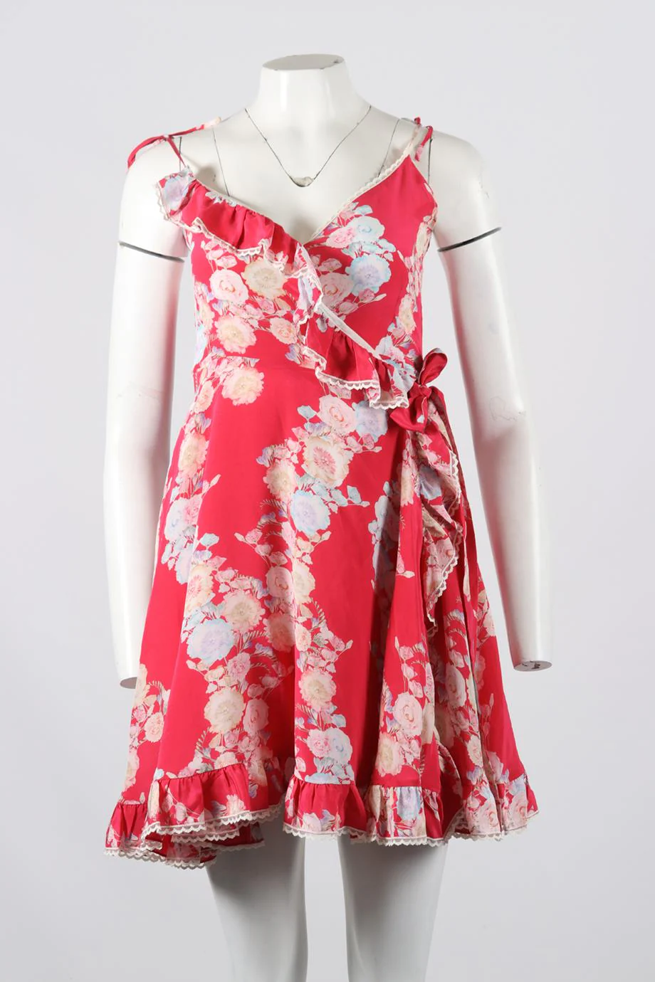 ATHENA PROCOPIOU FLORAL PRINT COTTON MINI DRESS UK 6 - Image 2