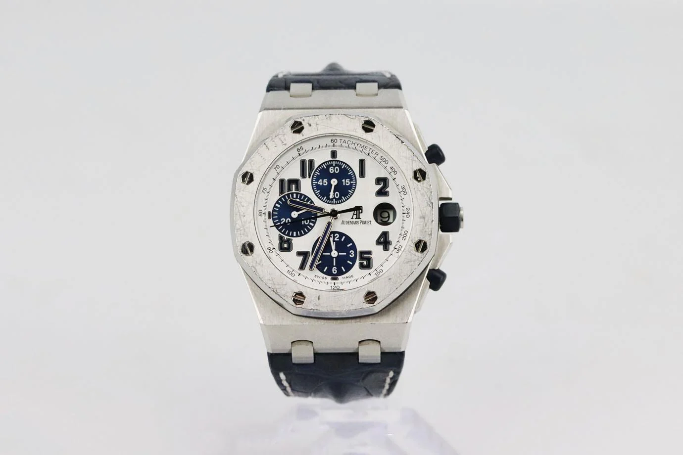 AUDEMAR PIGUET ROYAL OAK OFFSHORE CHRONOGRAPH 42MM NAVY MODEL WRIST WATCH - Image 2