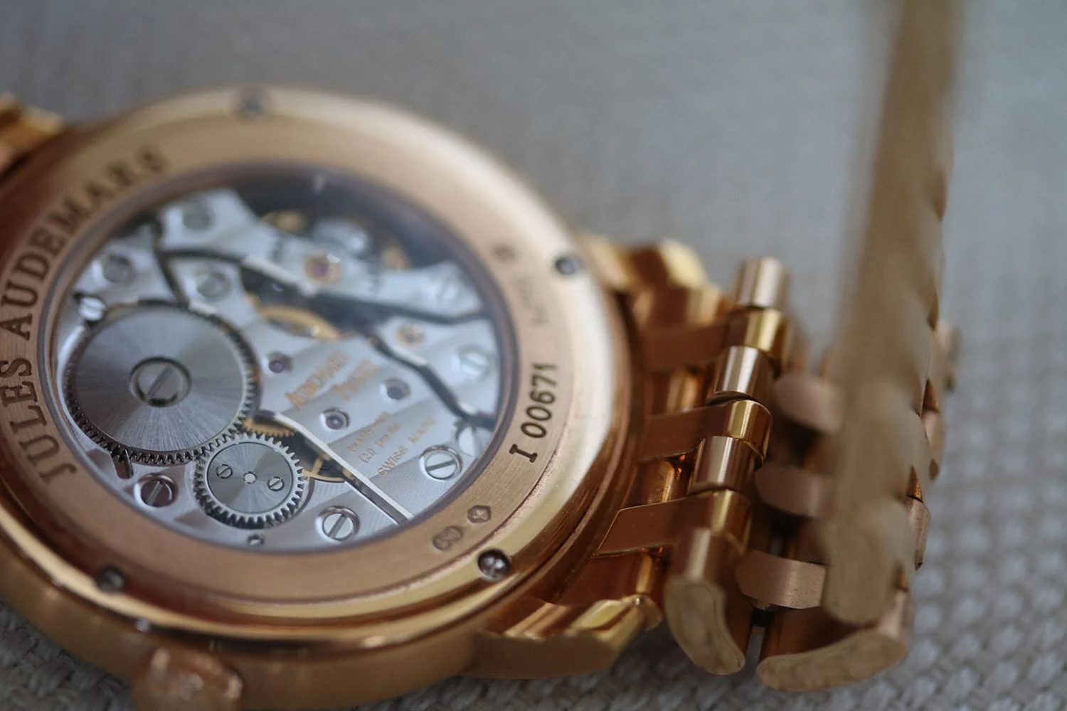 AUDEMARS PIGUET JULES AUDEMARS SMALL SECONDS 18KT ROSE GOLD WATCH - Image 11