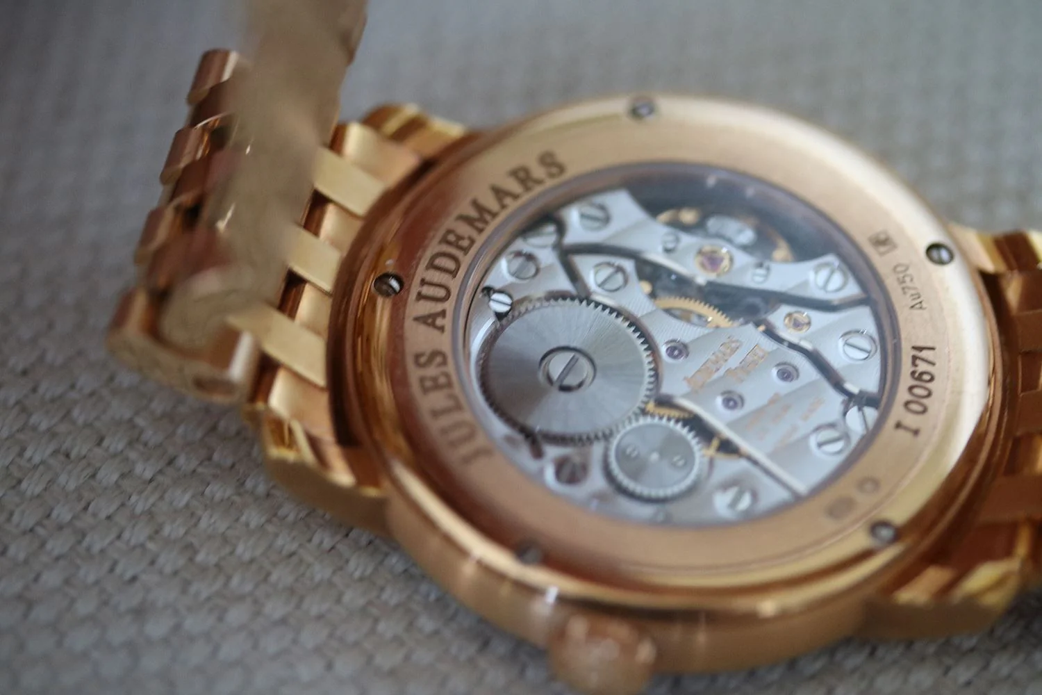 AUDEMARS PIGUET JULES AUDEMARS SMALL SECONDS 18KT ROSE GOLD WATCH - Image 7
