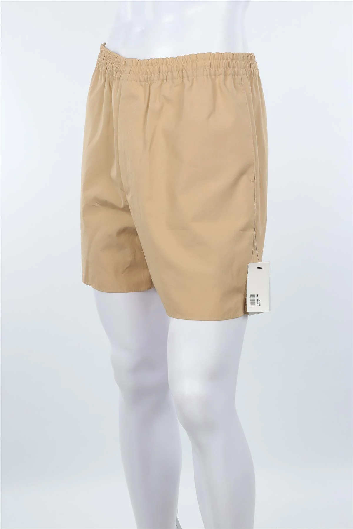AURALEE BEIGE MEN'S COTTON SHORTS 3 UK/US 30 - Image 3